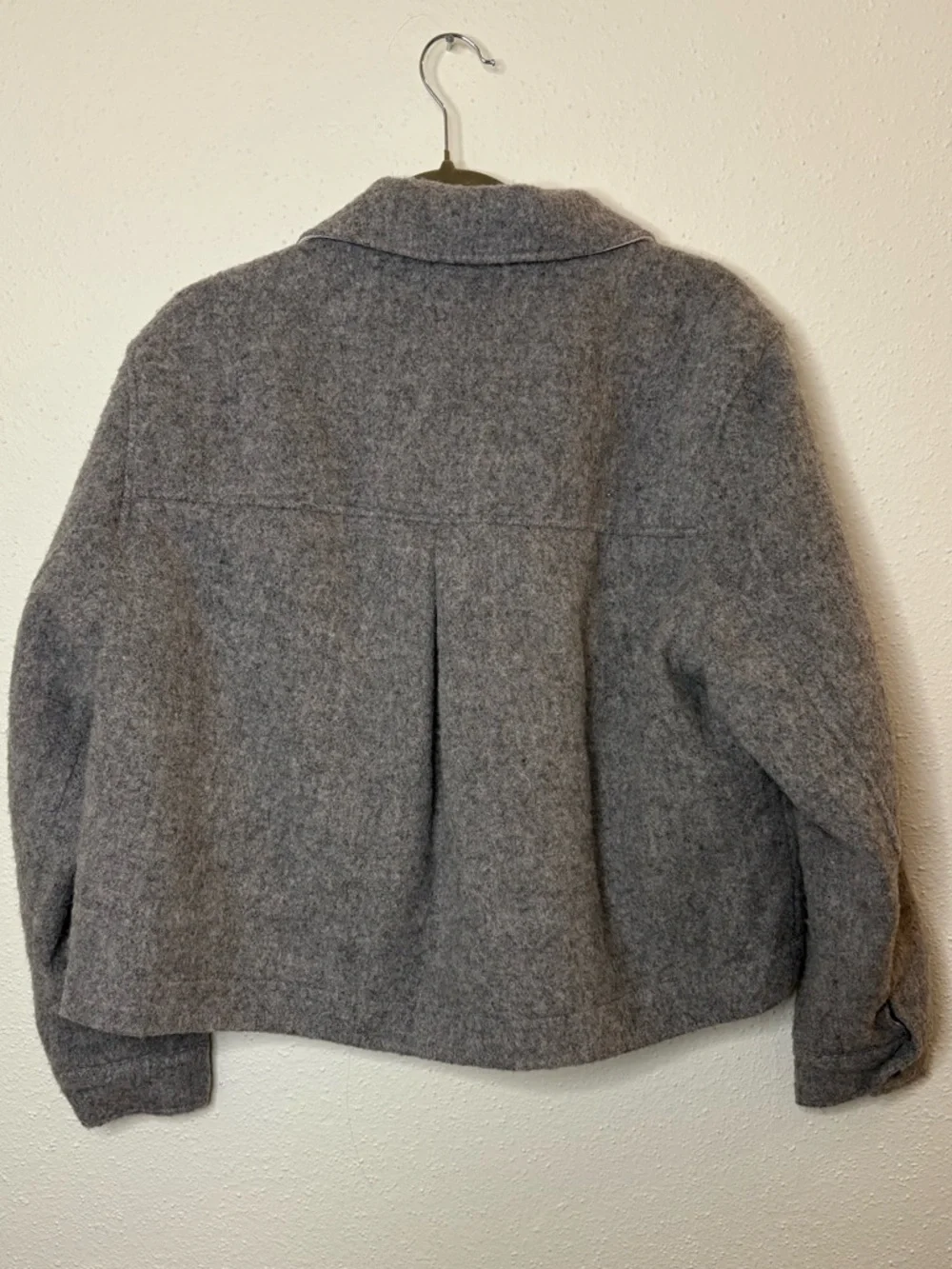 H&M Grey Button-Front Jacket - Picture 2 of 3
